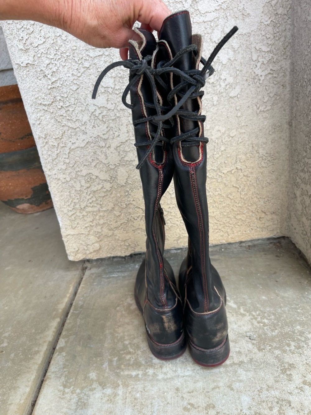 Tall Leather Boots - Picture 7 of 13